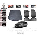Kalite Oto Renault Megane 4 Sedan 2016 Model 3D Bagaj Havuzu+4d Havuzlu Paspas Setii - Siyah