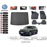 Kalite Oto Volkswagen Tiguan 2024 Model Bagaj Havuzu+4.5d Havuzlu Paspas Seti - Siyah