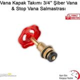 KALİTE - Vana Kapak Takımı 3/4'''' Şiber Vana & Stop Vana Salmast