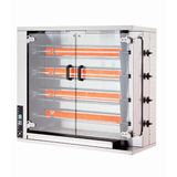 Kalitegaz CRG4C-7 Dinlendirmeli 130x70x130 cm 16-20 Piliç Kapasiteli Gazlı Piliç Çevirme Makinesi
