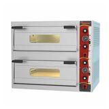 Kalitegaz E4332AB Rinnova 8x33 cm Pizza Kapasiteli Çift Katlı Manuel 68x68 cm Elektrikli Pizza Fırını