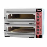 Kalitegaz E4352AS Rinnova 8x35 cm Pizza Kapasiteli Çift Katlı Manuel 72x72 cm Elektrikli Pizza Fırını