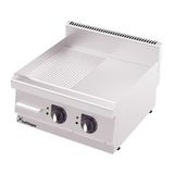 Kalitegaz GS1060GC Rinnova Yarı Oluklu Krom Kaplı 100x60x29 cm Ce Belgeli Gazlı Pleyt Izgara