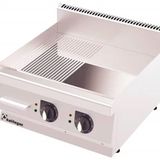 Kalitegaz GS6060EC Rinnova Yarı Oluklu Krom Kaplı 60x60x29 cm Elektrikli Pleyt Izgara