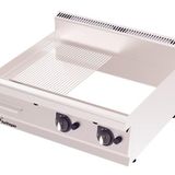 Kalitegaz GS8070GC Yarı Oluklu Yarı Düz Yüzey 80x70x29 cm Krom Kaplı Ce Belgeli Gazlı Pleyt Izgara