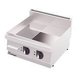 Kalitegaz GS9060G Rinnova Yarı Oluklu Yarı Düz Yüzey 90x60x29 cm Ce Belgeli Gazlı Pleyt Izgara