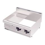 Kalitegaz GS9060GC Rinnova Yarı Oluklu Krom Kaplı 90x60x29 cm Ce Belgeli Gazlı Pleyt Izgara