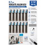 Kaliteli Kalem Ucu 12 Li 0.7 Mm Hb 12 Paket Tombow Versatil Kalem Uç Mekanik Uçlu Otomatik Kurşun Kalem Ucu 60Mm Yumuşak
