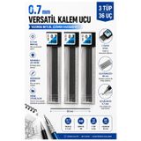 Kaliteli Kalem Ucu 12 Li 0.7 Mm Hb 3 Paket Tombow Versatil Kalem Uç Mekanik Uçlu Otomatik Kurşun Kalem Ucu 60 Mm Yumuşak