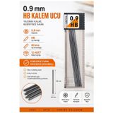 Kaliteli Kalem Ucu 12 Li 0.9 Mm Hb 1 Paket Tombow Versatil Kalem Uç Mekanik Uçlu Otomatik Kurşun Kalem Ucu 60Mm Yumuşak