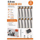 Kaliteli Kalem Ucu 12 Li 0.9 Mm Hb 12 Paket Tombow Versatil Kalem Uç Mekanik Uçlu Otomatik Kurşun Kalem Ucu 60Mm Yumuşak