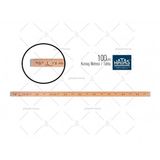 Kaliteli Pimli (Tsek Onaylı) Ahşap Manifatura Cetveli (Ön / Arka Yüzü 100Cm)
