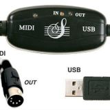 KALİTELİ USB MİDİ KABLO PC TO KEYBOARD KABLO