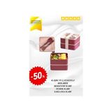 Kalitex Home Dikdörtgen-Beslenme Kabı -Saklama Kabı-Yemek Kabı 2 Katlı