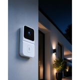 Kaliteyi Bul Wi-Fi Görüntülü Kapı Zili + Telefon Kontrolü - Siyah