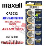Kaliteyi Uzaklarda Arama Burada Cr2032 3V Lityum Dugme Pil 5Li Paket Cr2032