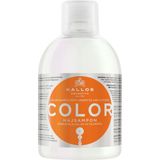 Kallos Cosmetics Color 1000 ml Boyalı Yıpranmış Saçlar Için Keten Tohumu Yağli + Uv Filtreli Şampuan