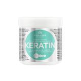 Kallos Cosmetics Keratinli Ve Süt Proteinli Keratin 500ml Saç Maskesi Kuru, Hasarlı, Kimyasal Işlem