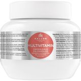 Kallos Cosmetics Multivitamin Energizing Ginseng Özü ve Avakado Yağı Içeren 275 ml Saç Bakım Maskesi