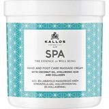 Kallos Cosmetics Spa 500 ml Hindistan Cevizi Yağı, Hyaluronik Asit ve Içeren El ve Ayak Bakım Masaj Kremi