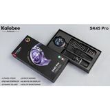 Kalobee SK45 Pro Akıllı Saat 3 Farklı Kordon IP68 Su Geçirmez Sağlık Takibi Alwayson Ekran - Siyah - Gri - SİYAH