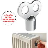 Kalorifer Peteği Hava Alma Anahtarı Radyatör Prujör Petek Havlupan Hava Alma Purjör Anahtarı 1 Adet
