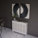 Kalorifer Petek Kaplama Dresuar (100 cm) Petek Önü Dresuar BPKM003 (BEYAZ)