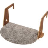 Kalorifer Petek Radyatör Yatağı Geniş Kalın Süngerli Kedi Yatağı 30X50CM (Kolay Montaj Geçmeli Sistem) - Gri
