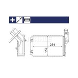 KALORIFER RADYATORU CLIO I 1.1 1.2 1.4 96-98 MEGANE I 1.2 1.4 96-00 MAHLE AH 99 000S