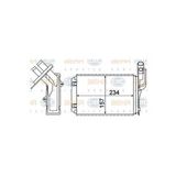 Kalorifer Radyatörü Mgn I Clıo I R19 234X157X42
