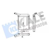 Kalorifer Radyatörü Toyota Aurıs. Corolla 1.4L Nde150 Nde180 07- 1.6L Zre151 Zre181 Zre185 07- 1.3 3L Nre180 12- / Avensıs Zrt270 Azt270 Adt270 09- - Aleminyum