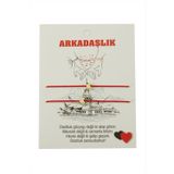 Kalp Arkadaşlık İp Bileklik 2 Adet
