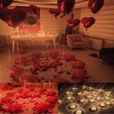 Kalp Balon Mum Sürpriz Oda Süsleme Sevgililer Günü Evlilik Teklif