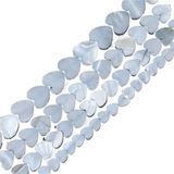 Kalp Çok Renkli Boyalı Sedef Kabuk Boncuk 6-12mm DIY Takı(No.5,6mm)