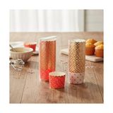 Kalp Desenli 25'li Muffin ve Cupcake Kalıbı - Asorti Renkli (Kırmızı/beyaz) Kağıt Kek Kapsülü