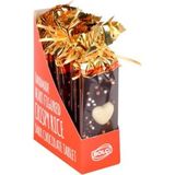 Kalp Desenli - Pirinç Patlaklı Bitter Tablet Çikolata 60G