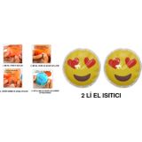 KALP EMOJİ CEP SOBASI,EL ISITICI,2 ADET SICAK SU TORBASI PVC 9cm