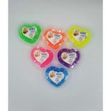 Kalp Kutulu 6'li 6 Renk Slime 135 gr x 6 Hazır Slıme Çok Renkli