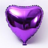 Kalp Mor 24 inç Folyo Balon