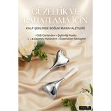 Kalp Şeklinde Soğuk Yüz Masaj Aleti - Cilt Sıkılaştırıcı ve Şişkinlik Giderici Cryo Stick