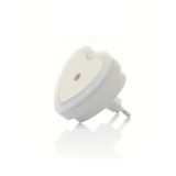 Kalp Tip Otomatik Gece Yanıp Gündüz Sönen Işık Sensörlü Ledli Gece LambasıOtomatik Sensörlü, 4 LED, İç Mekan Kullanımı, 5x5 cm (Beyaz)