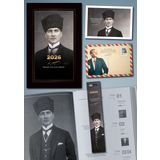 Kalpaklı 2026 Atatürk Ajandası 13,5x21cm 160 sayfa
