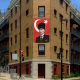 Kalpaklı Gazi Mustafa Kemal Atatürk Ay Yıldız Türk Bayraklı Poster Tören Kutlama Cephe Bayrağı 2x3mt