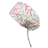 Kalpler Desenli Doktor Hemşire Aşçı Cerrahi Bone Hastane Bone Bandana M010