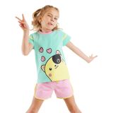 Kalpler Kız Çocuk T-shirt Şort Takım