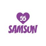 Kalpli 55 Samsun Araba Sticker 17X17 Cm Mor