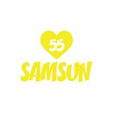Kalpli 55 Samsun Araba Sticker 17X17 Cm Sarı