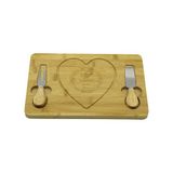 KALPLİ BIÇAK SAĞ-SOLAHŞAP BAMBU KAHVALTI PEYNİR SUNUM PANO2 BIÇAK=AHŞAP SAP19X29CM-1.5CM (4604)