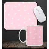 Kalpli Kupa & Kalpli Tasarım Mouse Pad 23x19cm Fare Altlığı Kaydırmaz Taban De580 Ofis Hediyesi