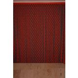 KALPLİ MODEL KIRMIZI RENK İP PERDE HAZIR İP PERDE 300*270
